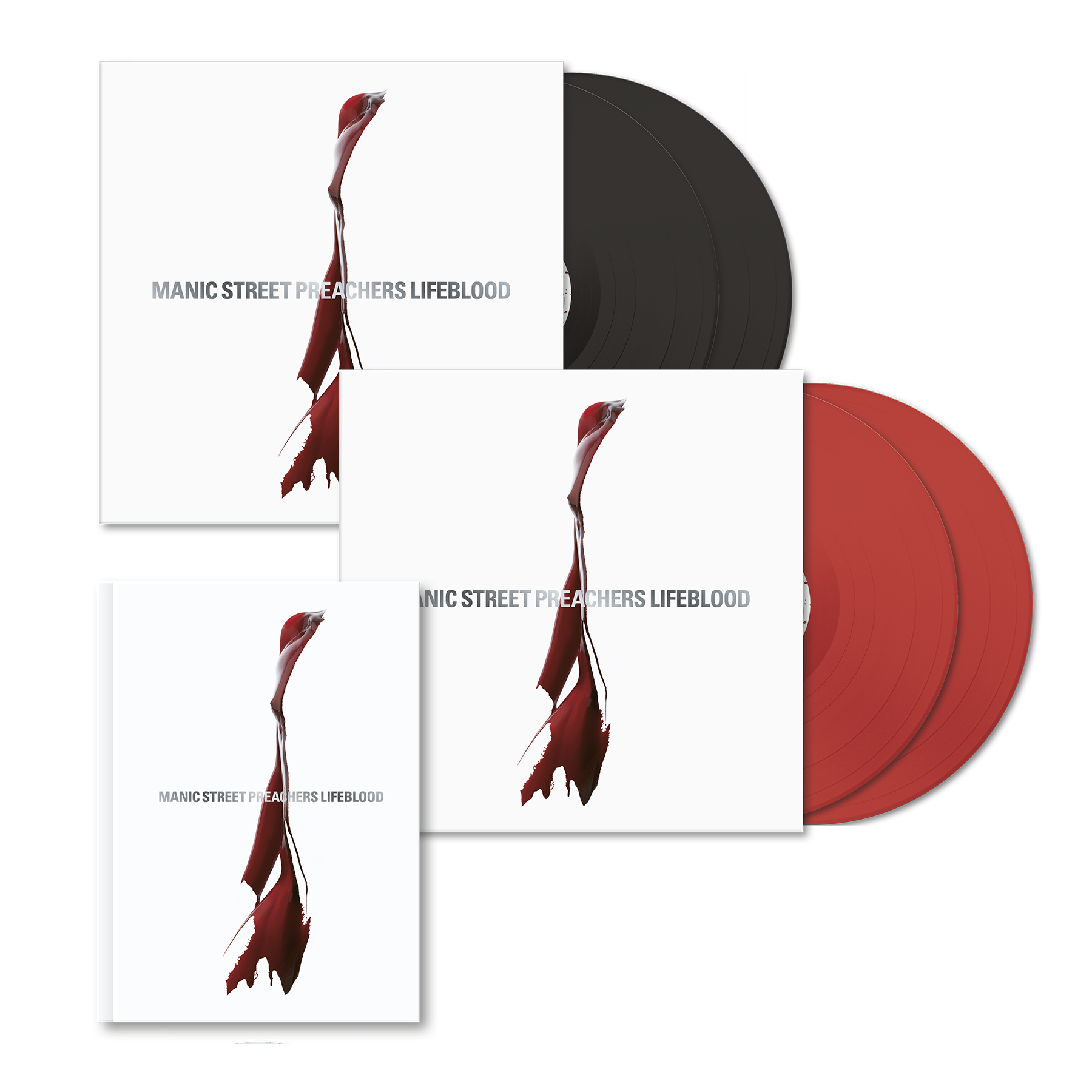 Lifeblood 20 Red LP 3CD Book LP