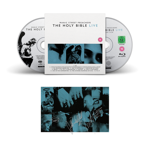 MANIC STREET PREACHERS サイン入りCD The Holy Bible Live | CD & Blu-Ray + Store Exclusive Signed Art