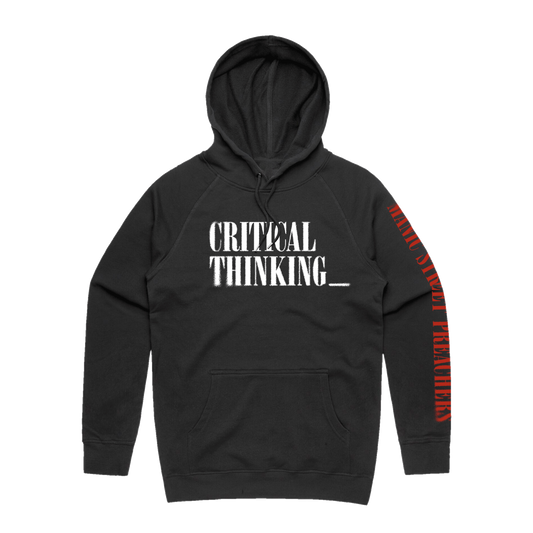 Critical Thinking | Black Hoodie