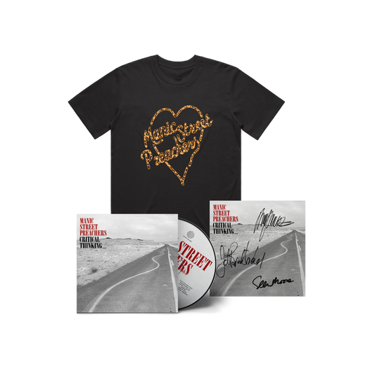 Critical Thinking | Leopard T-Shirt Bundle (Standard CD + Signed Art Card)