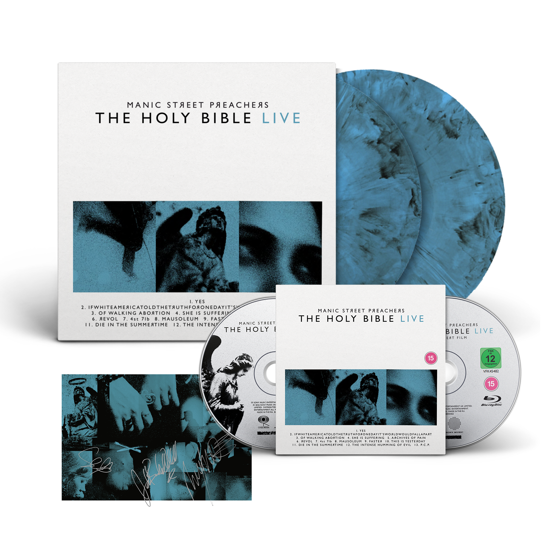The Holy Bible Live | Double Vinyl, CD & Blu-Ray + Store Exclusive Signed Art Card