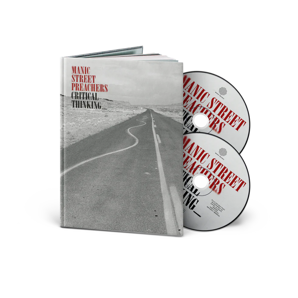 Hardcover book with 2 printed deluxe CDs.
Disc 1: 12 standard album tracks.
Disc 2: 12 exclusive demo tracks + Decline &amp; Fall (Steven Wilson Remix).
Includes an exclusive 12-page booklet featuring Nicky Wire’s handwritten lyrics.