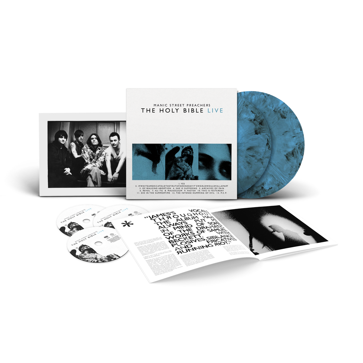 Manic Street Preachers - The Holy Bible Live | Deluxe Edition (Vinyl, CD, Blu-Ray)