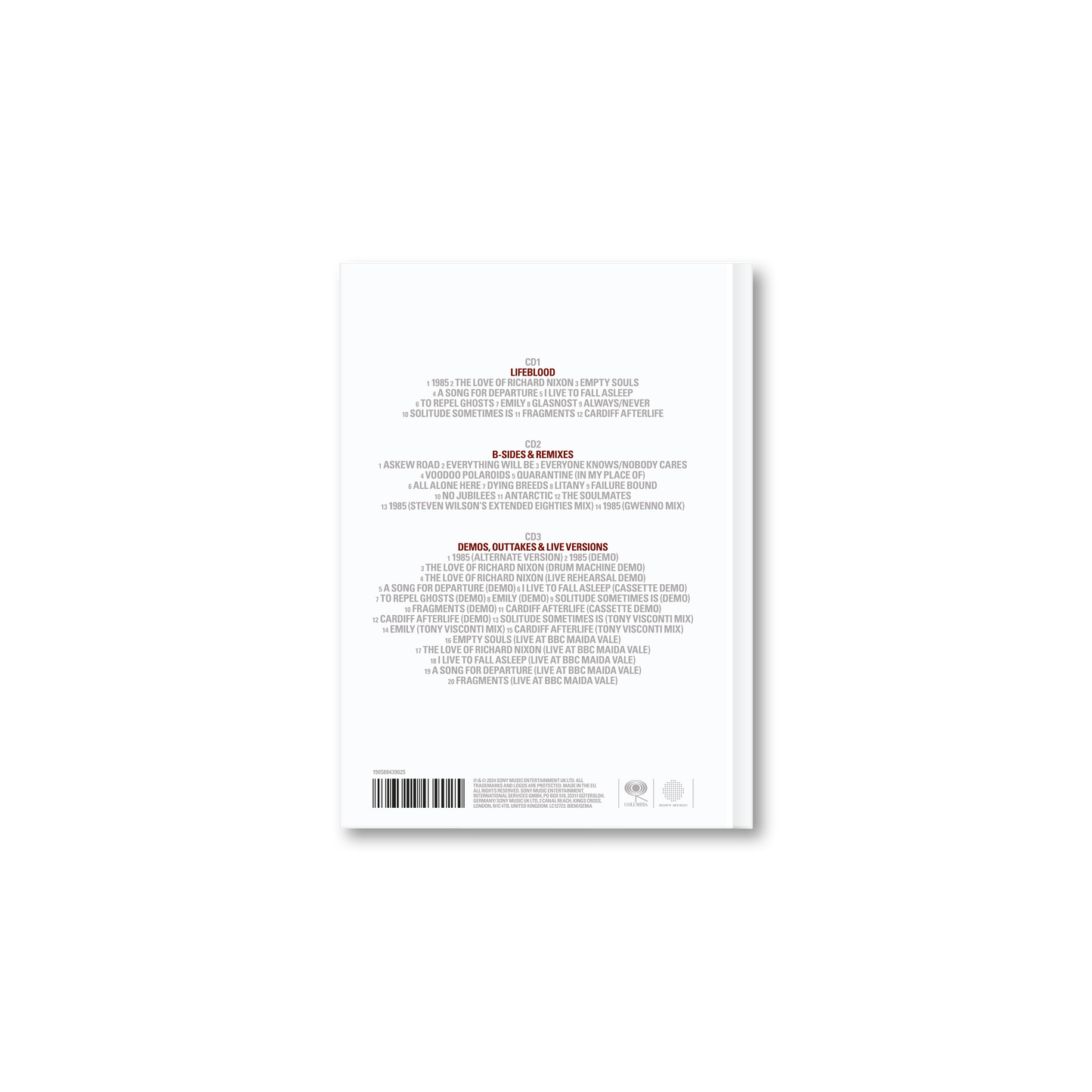Lifeblood 20 | 3CD Book + Signed Insert