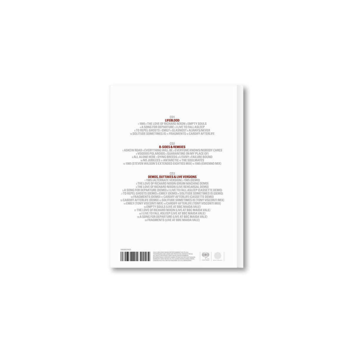 Lifeblood 20 | 3CD Book + Signed Insert