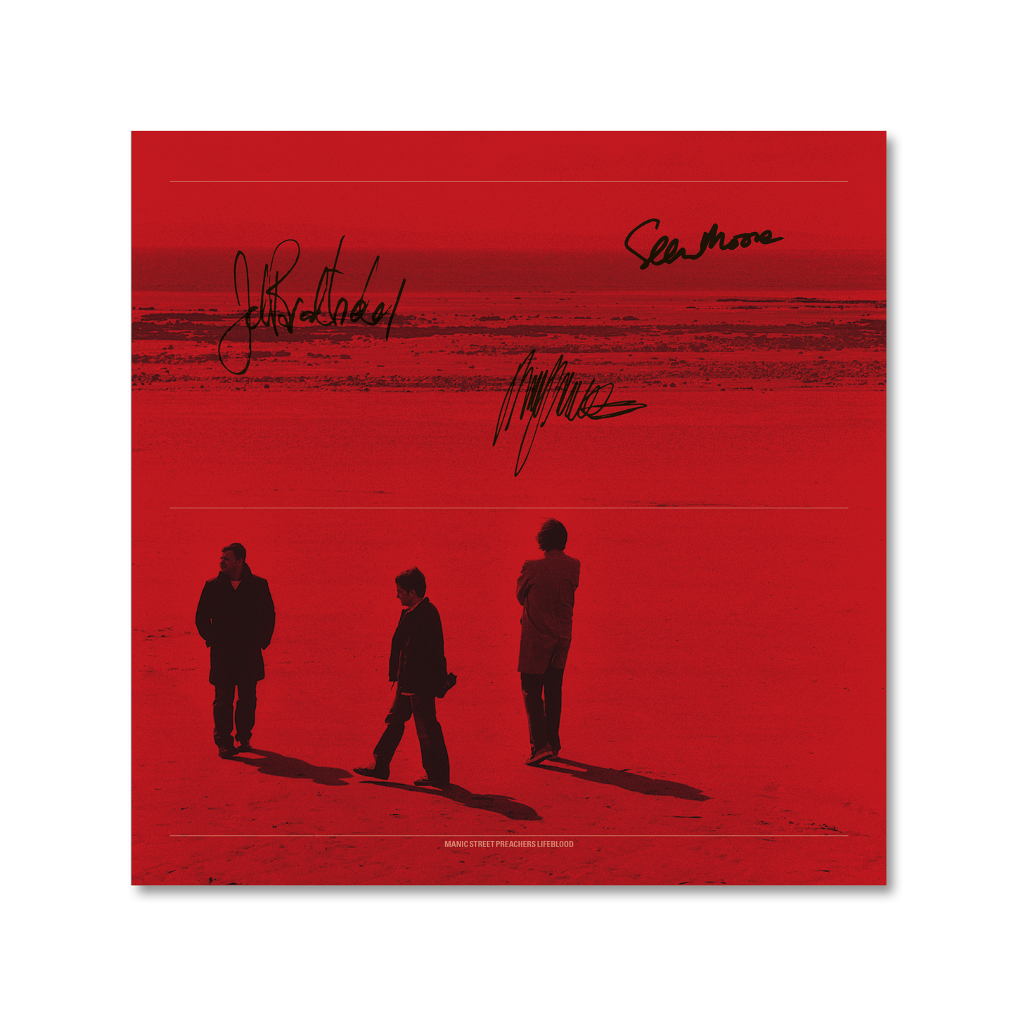Lifeblood 20 Red Double LP + Signed Insert Manic Street Preachers
